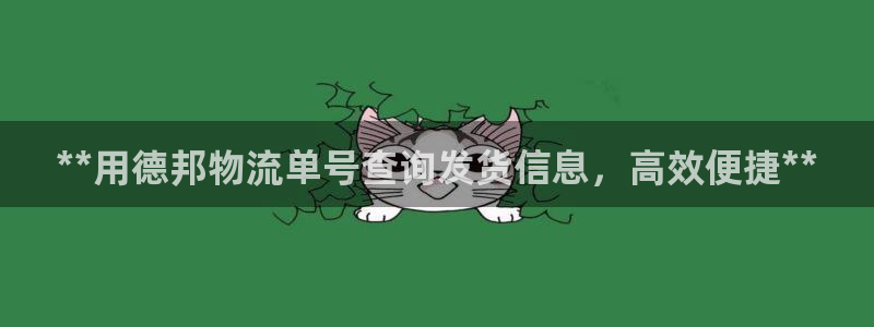 28圈相信品牌的力量：**用德邦物流