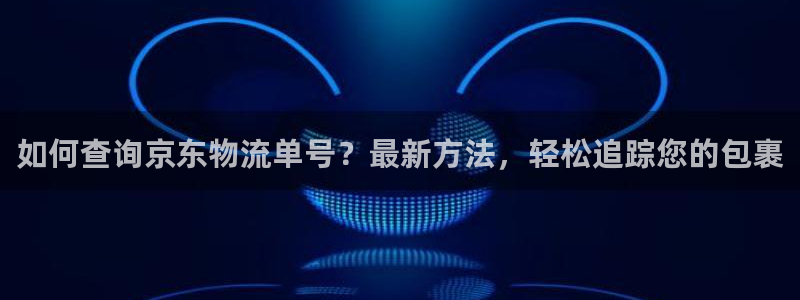 28圈充值方式：如何查询京东物流单号