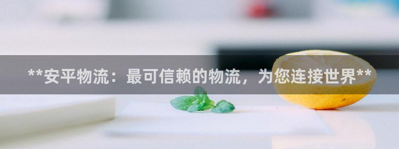 28圈注册号：**安平物流：最可信赖