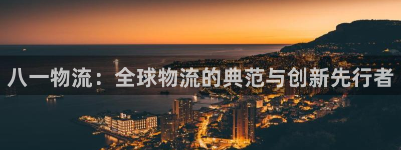 28圈麻将：八一物流：全球物流的典范