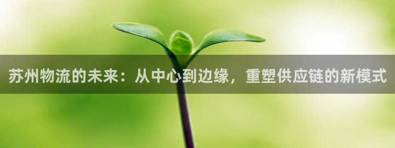28圈注册地址：苏州物流的未来：从中