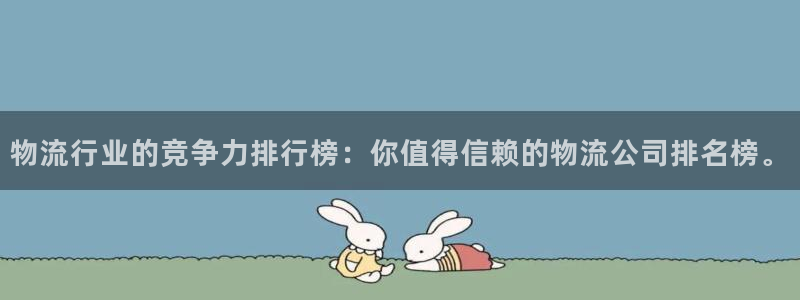 28圈怎么下载:物流行业的竞争力排行