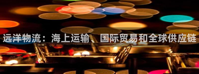 28圈如何看计划：远洋物流：海上运输、国际贸易和全球供应链